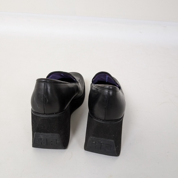 Hush Puppies Wedges Loafers Square Toe Foam Vintage 90s Y2K - Picture 10 of 11